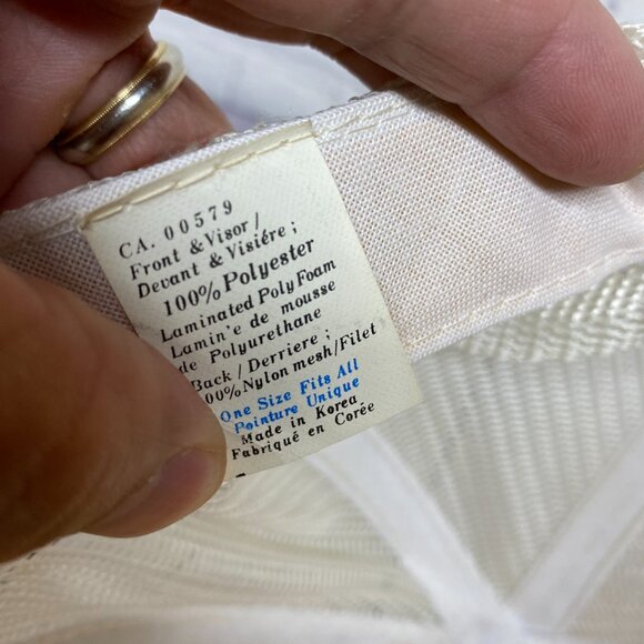 Vintage Texaco Trucker Hat Mesh Cap Snapback White Patch Oilfield - CRACKED BILL - Picture 10 of 12